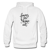 Focus in Shine Out BB Gildan Heavy Blend Adult Hoodie - white