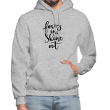 Focus in Shine Out BB Gildan Heavy Blend Adult Hoodie - heather gray