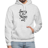 Focus in Shine Out BB Gildan Heavy Blend Adult Hoodie - light heather gray