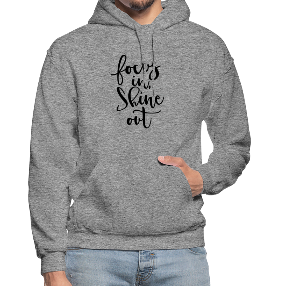 Focus in Shine Out BB Gildan Heavy Blend Adult Hoodie - graphite heather
