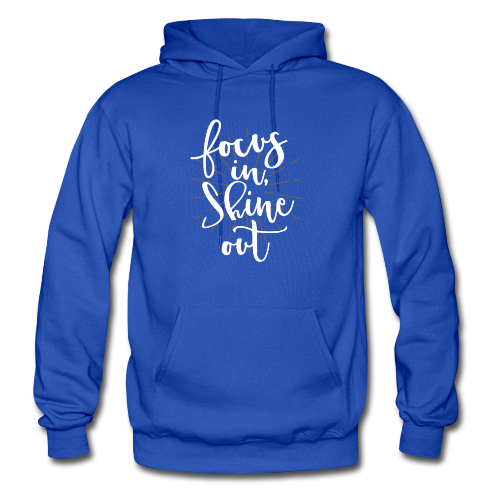 Focus in Shine Out WW Gildan Heavy Blend Adult Hoodie - royal blue