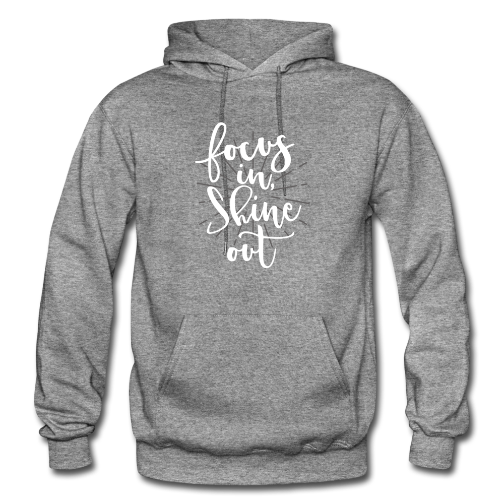 Focus in Shine Out WW Gildan Heavy Blend Adult Hoodie - graphite heather