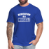 Dedication is a Muscle W Unisex Jersey T-Shirt by Bella + Canvas - royal blue