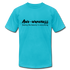 Awe-Wareness B Unisex Jersey T-Shirt by Bella + Canvas - turquoise