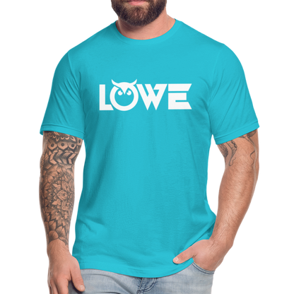 OWL W Unisex Jersey T-Shirt by Bella + Canvas - turquoise