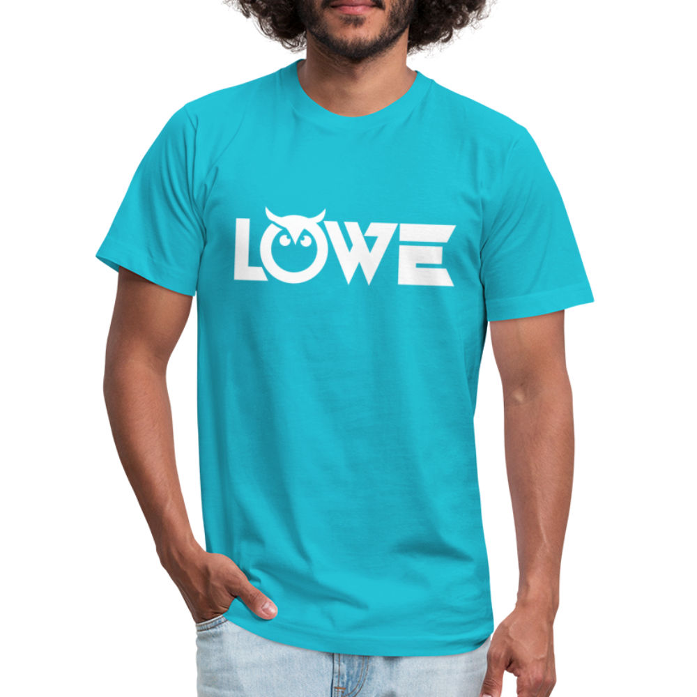 OWL W Unisex Jersey T-Shirt by Bella + Canvas - turquoise