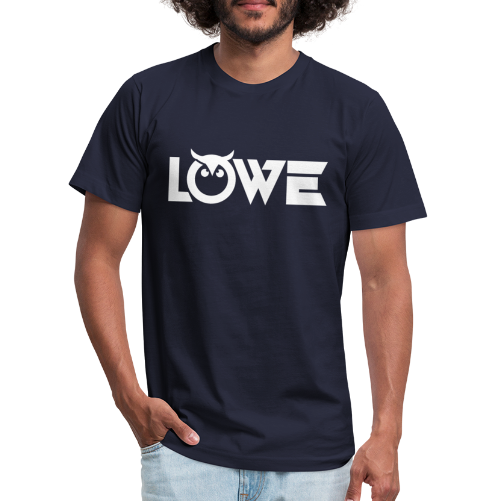 OWL W Unisex Jersey T-Shirt by Bella + Canvas - navy