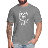 Focus in Shine Out  WW Unisex Jersey T-Shirt by Bella + Canvas - slate