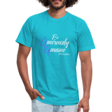 Be Generously Genuine W Unisex Jersey T-Shirt by Bella + Canvas - turquoise