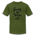 Focus in Shine Out BB Unisex Jersey T-Shirt by Bella + Canvas - olive