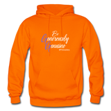 Be Generously Genuine W Gildan Heavy Blend Adult Hoodie - orange