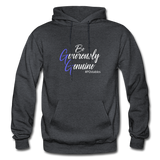 Be Generously Genuine W Gildan Heavy Blend Adult Hoodie - charcoal grey