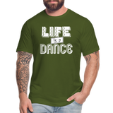 Life is a Dance W Unisex Jersey T-Shirt by Bella + Canvas - olive