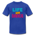 Life is a Dance Unisex Jersey T-Shirt by Bella + Canvas - royal blue