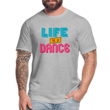 Life is a Dance Unisex Jersey T-Shirt by Bella + Canvas - heather gray