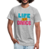 Life is a Dance Unisex Jersey T-Shirt by Bella + Canvas - heather gray