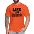 Life is a Dance B Unisex Jersey T-Shirt by Bella + Canvas - orange