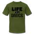 Life is a Dance B Unisex Jersey T-Shirt by Bella + Canvas - olive