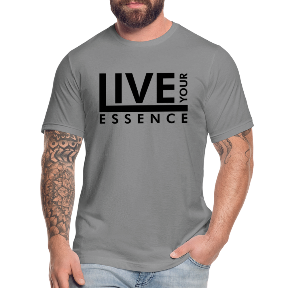 Live Your Essence B Unisex Jersey T-Shirt by Bella + Canvas - slate