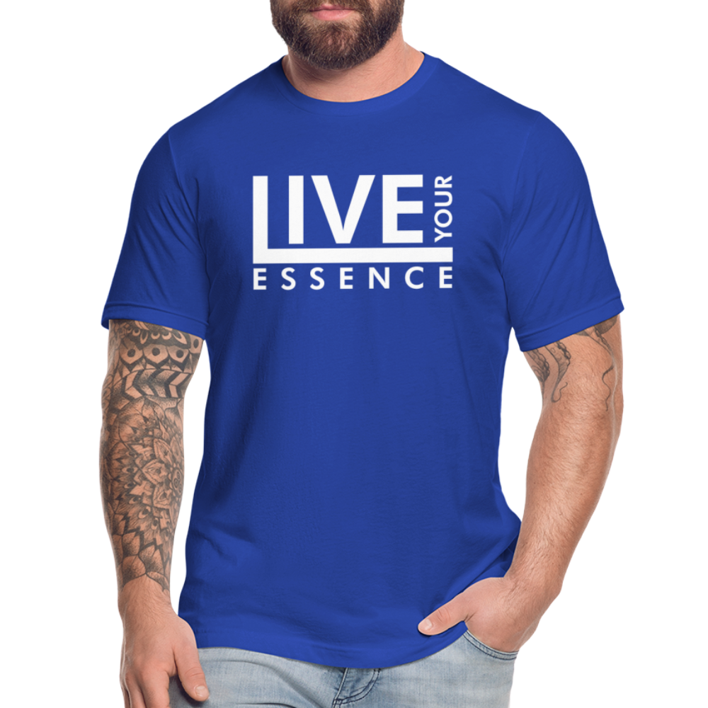Live Your Essence W Unisex Jersey T-Shirt by Bella + Canvas - royal blue