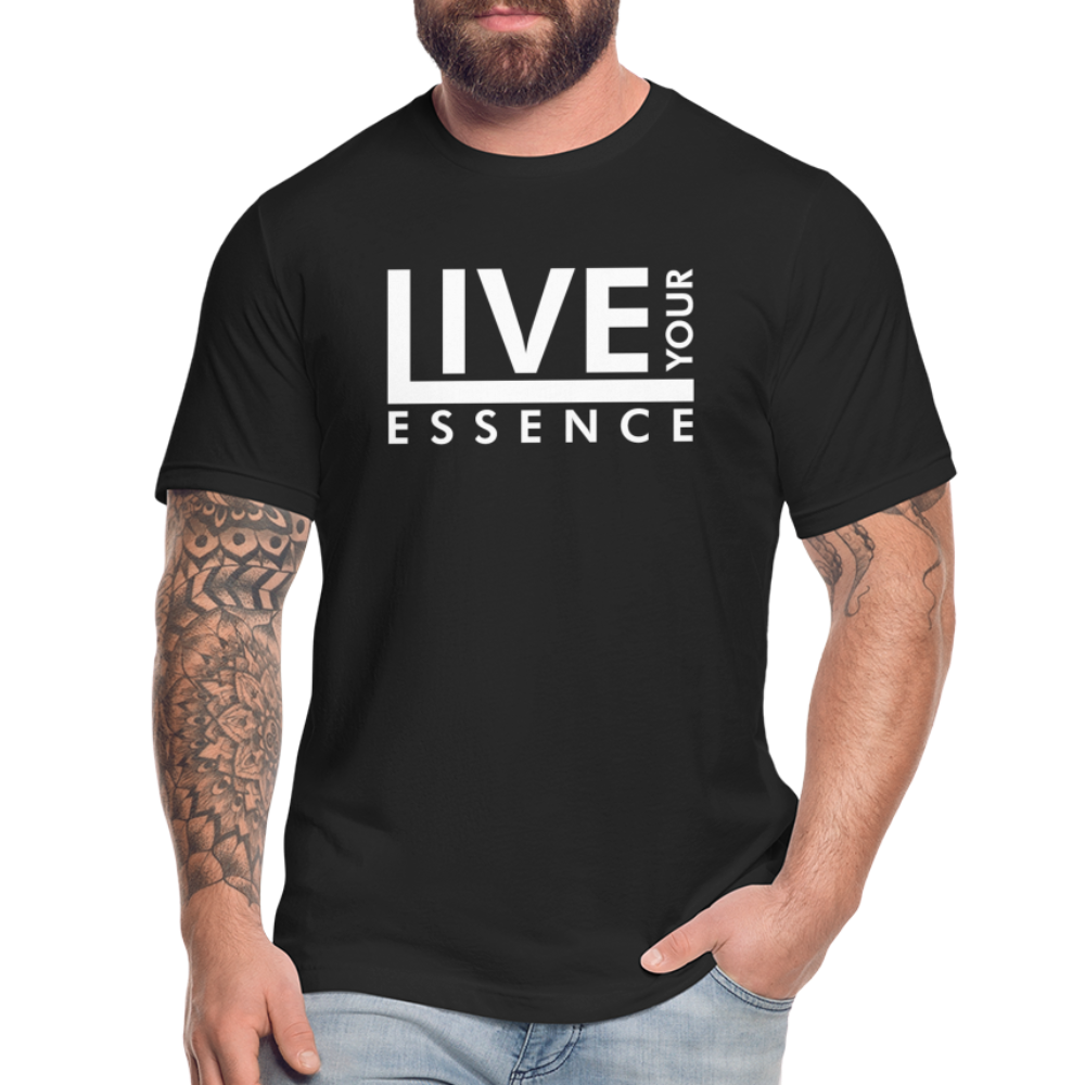 Live Your Essence W Unisex Jersey T-Shirt by Bella + Canvas - black