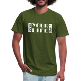 LIFE W Unisex Jersey T-Shirt by Bella + Canvas - olive