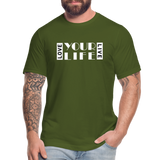 LIFE W Unisex Jersey T-Shirt by Bella + Canvas - olive