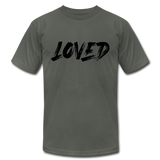 Loved B Unisex Jersey T-Shirt by Bella + Canvas - asphalt