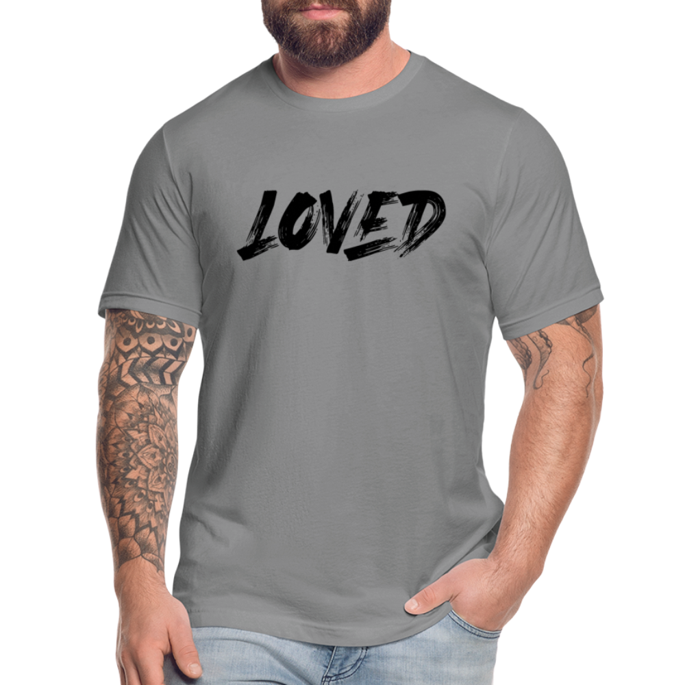 Loved B Unisex Jersey T-Shirt by Bella + Canvas - slate