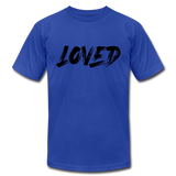 Loved B Unisex Jersey T-Shirt by Bella + Canvas - royal blue