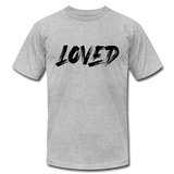 Loved B Unisex Jersey T-Shirt by Bella + Canvas - heather gray