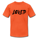 Loved B Unisex Jersey T-Shirt by Bella + Canvas - orange