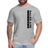 Sales Are Inevitable B Unisex Jersey T-Shirt by Bella + Canvas - heather gray