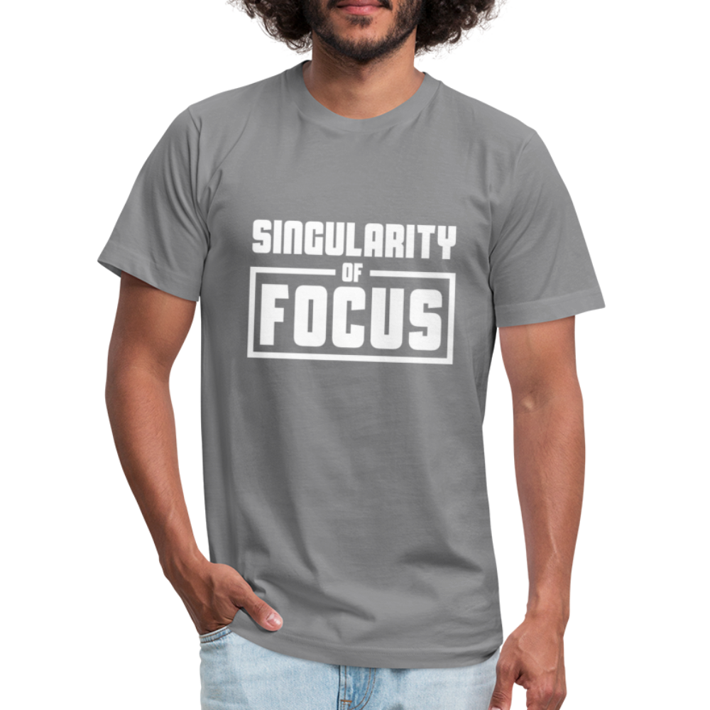 Singularity of Focus W Unisex Jersey T-Shirt by Bella + Canvas - slate