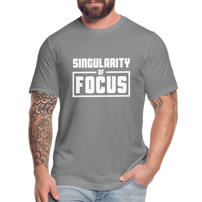 Singularity of Focus W Unisex Jersey T-Shirt by Bella + Canvas - slate