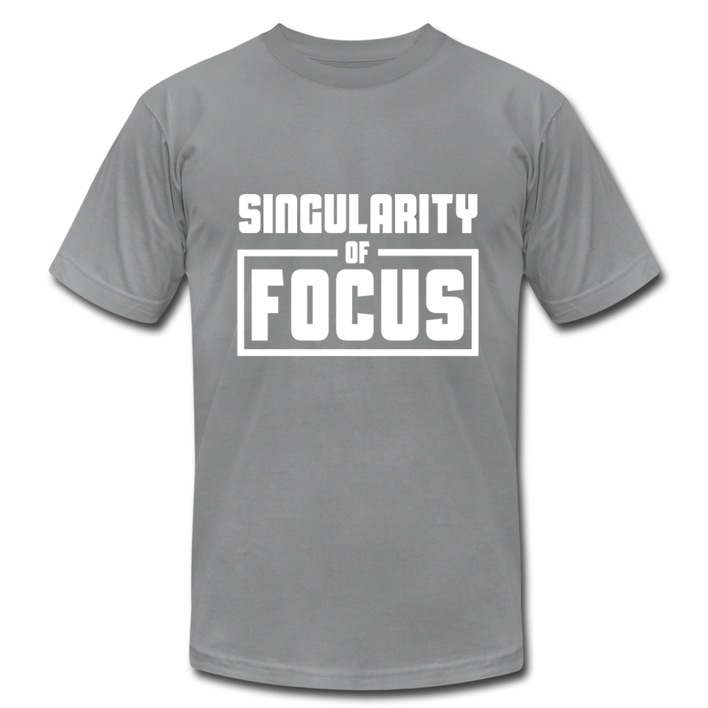 Singularity of Focus W Unisex Jersey T-Shirt by Bella + Canvas - slate