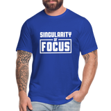 Singularity of Focus W Unisex Jersey T-Shirt by Bella + Canvas - royal blue