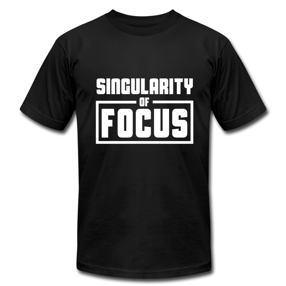 Singularity of Focus W Unisex Jersey T-Shirt by Bella + Canvas - black