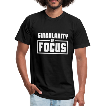 Singularity of Focus W Unisex Jersey T-Shirt by Bella + Canvas - black