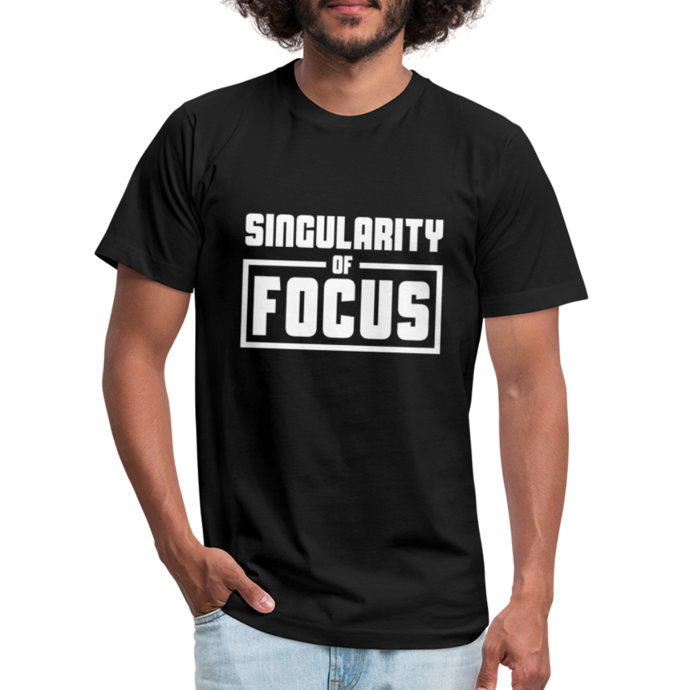 Singularity of Focus W Unisex Jersey T-Shirt by Bella + Canvas - black