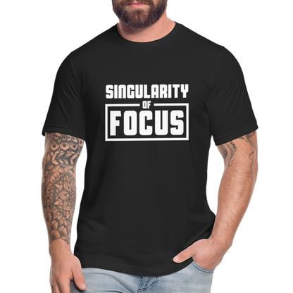 Singularity of Focus W Unisex Jersey T-Shirt by Bella + Canvas - black