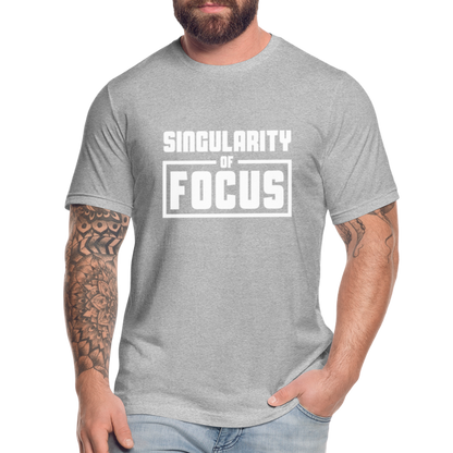 Singularity of Focus W Unisex Jersey T-Shirt by Bella + Canvas - heather gray