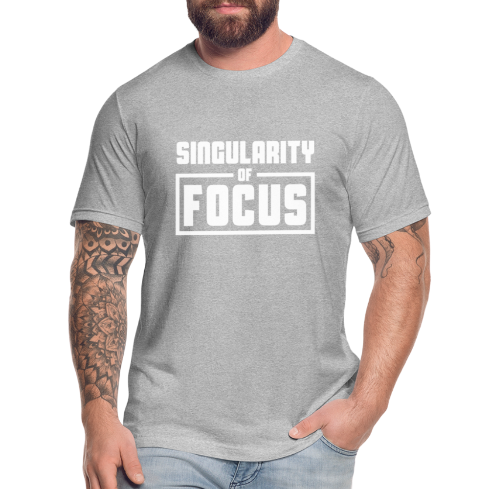 Singularity of Focus W Unisex Jersey T-Shirt by Bella + Canvas - heather gray