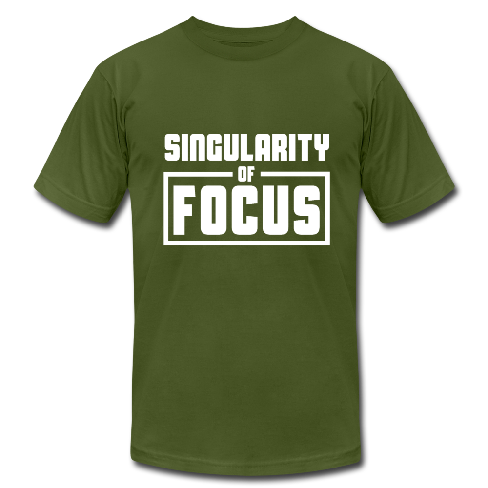Singularity of Focus W Unisex Jersey T-Shirt by Bella + Canvas - olive