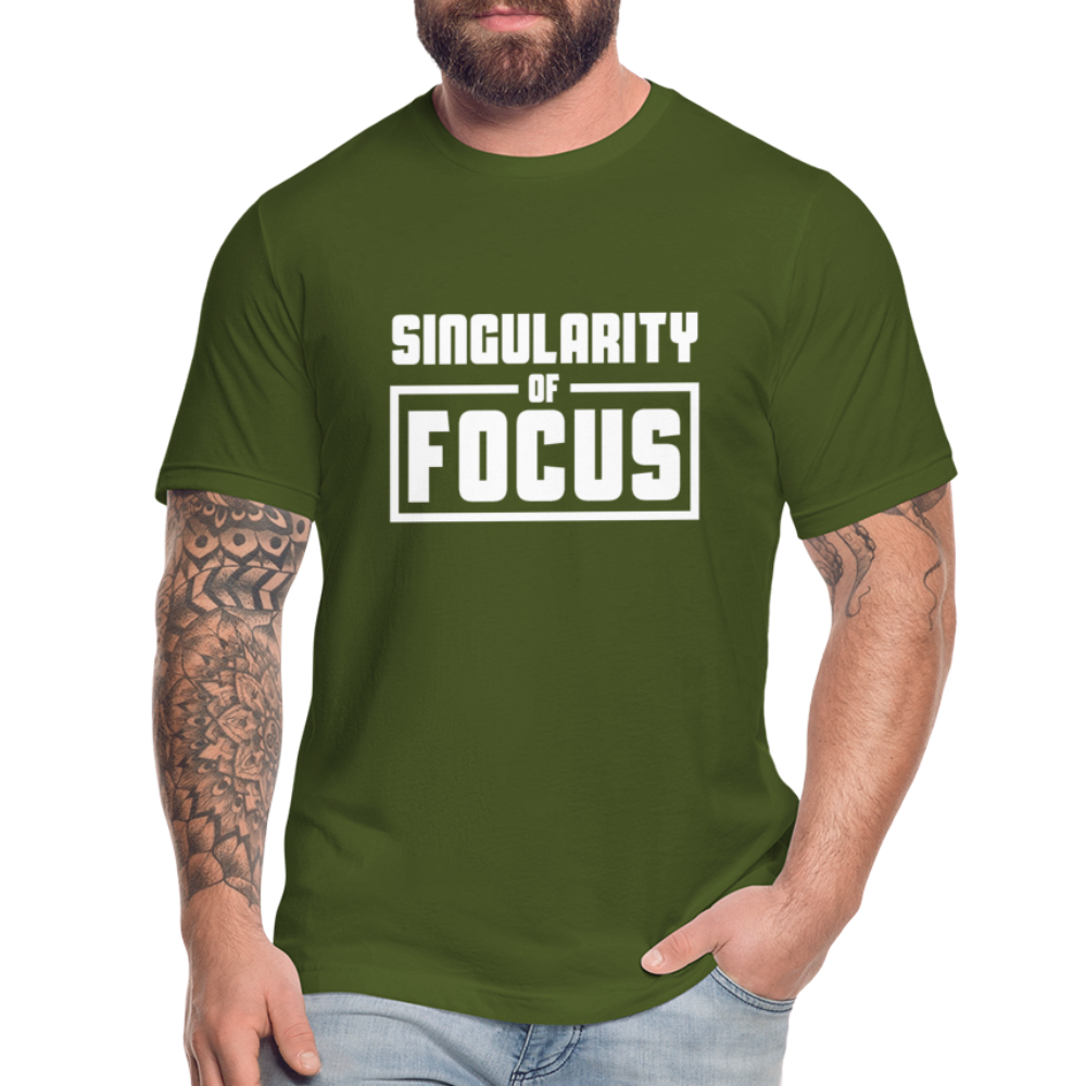 Singularity of Focus W Unisex Jersey T-Shirt by Bella + Canvas - olive