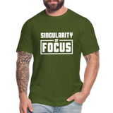 Singularity of Focus W Unisex Jersey T-Shirt by Bella + Canvas - olive