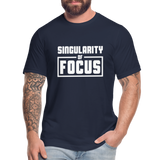 Singularity of Focus W Unisex Jersey T-Shirt by Bella + Canvas - navy