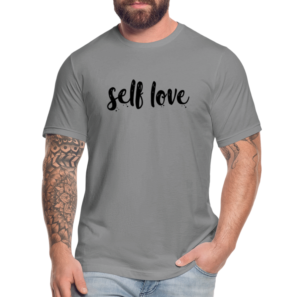 Self Love B Unisex Jersey T-Shirt by Bella + Canvas - slate