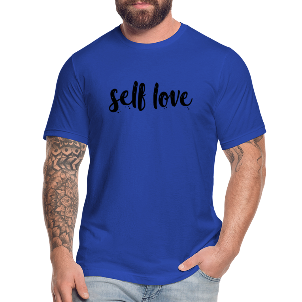 Self Love B Unisex Jersey T-Shirt by Bella + Canvas - royal blue