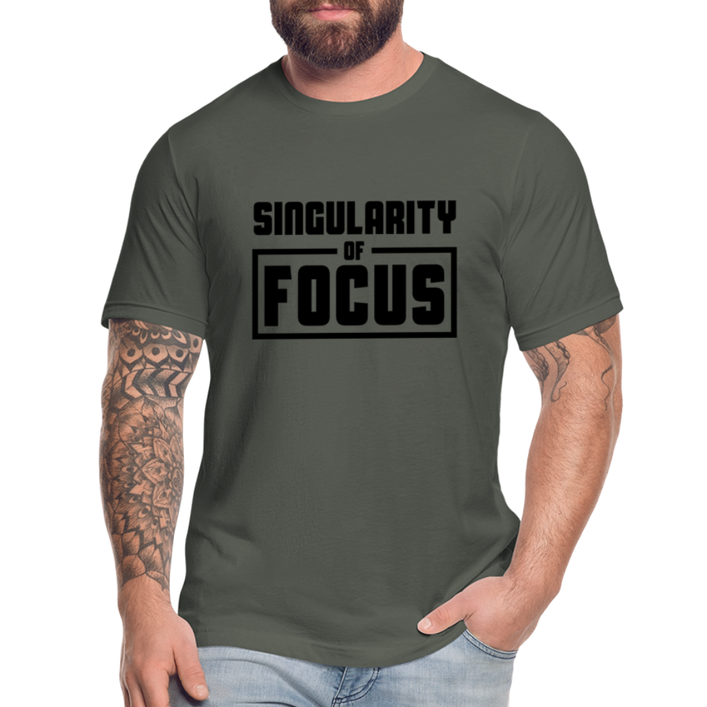 Singularity of Focus B Unisex Jersey T-Shirt by Bella + Canvas - asphalt